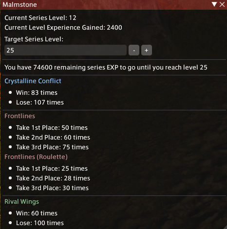 FFXIV Malmstone Plugin Screenshot